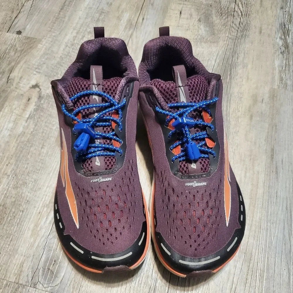 Altra Torin 4 Women's Size 9.5 Running Shoes Plum Coral Foot Shape Zero Drop - Picture 3 of 8